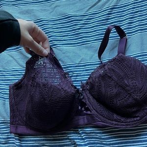 Cacique lightly lined French balconette bra